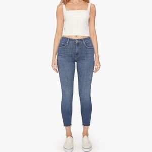 Mother looker ankle fray